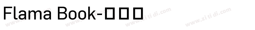 Flama Book字体转换